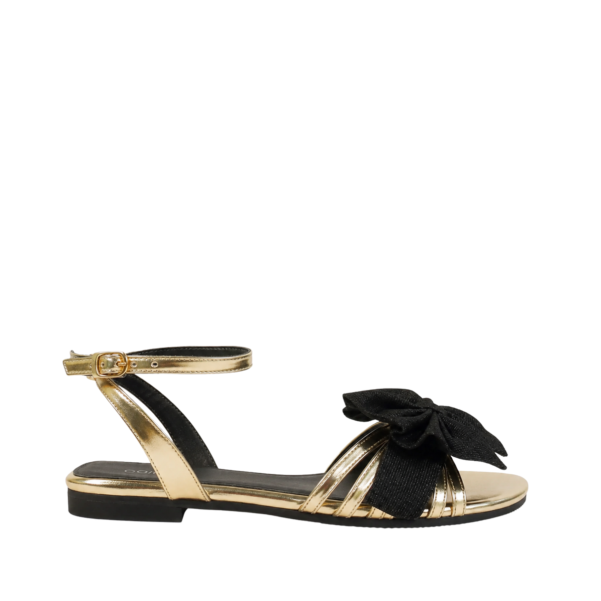 Barebliss - Women's Golden High Shine Sandal