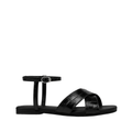 Rina - Women's Black Strapped Sandal