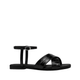 Rina - Women's Black Strapped Sandal