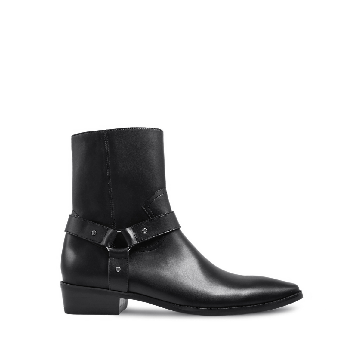 Grayson - Men's Black Calf Leather Jodhpur Boot