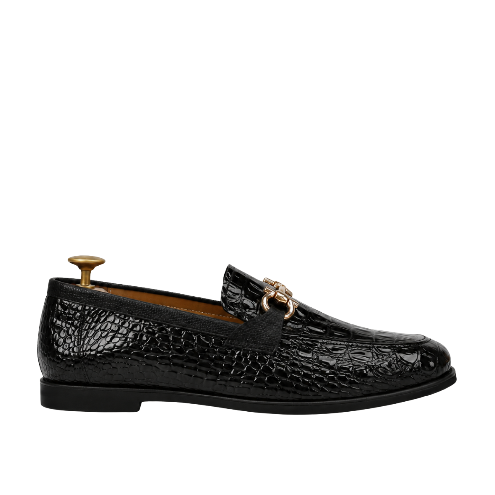 Enrique - Men's Black Patent Leather Loafer
