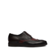 Amberg - Men's Dark Brown and Oxblood Calf Leather Oxford Shoe
