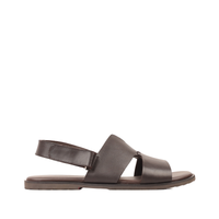 Amora - Men's Dark Brown Calf Leather Sandal
