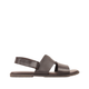 Amora - Men's Dark Brown Calf Leather Sandal