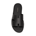 Cameron CRUST - Men's Black Calf Leather Slipper