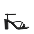 Arlina - Women's Black Strapped Heel