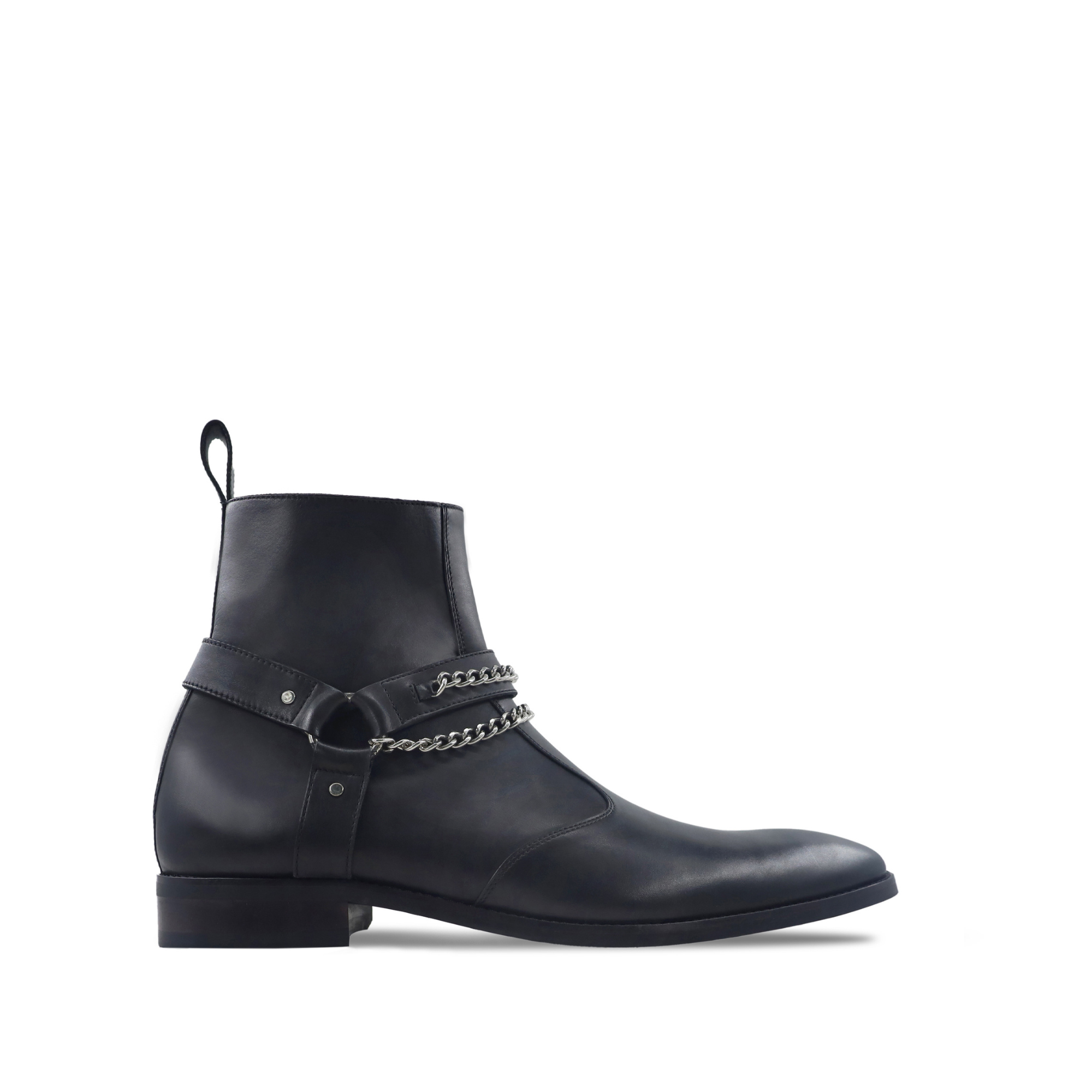 Vester - Men's Black Calf Leather Jodhpur Boot