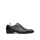Istanbul - Men's Black Calf and Box Leather High Shine Oxford Shoe