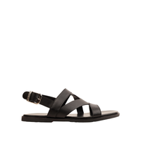 Diego - Men's Black Calf Leather Sandal