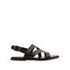 Diego - Men's Black Calf Leather Sandal