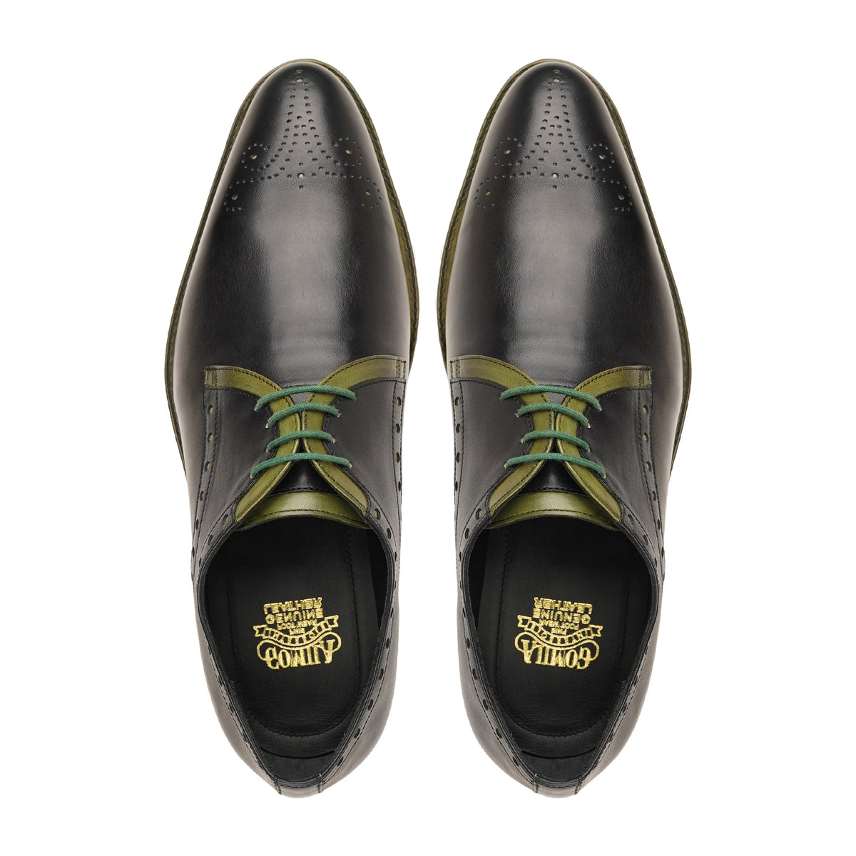 Terrain - Men's Black Calf Leather Derby Shoe