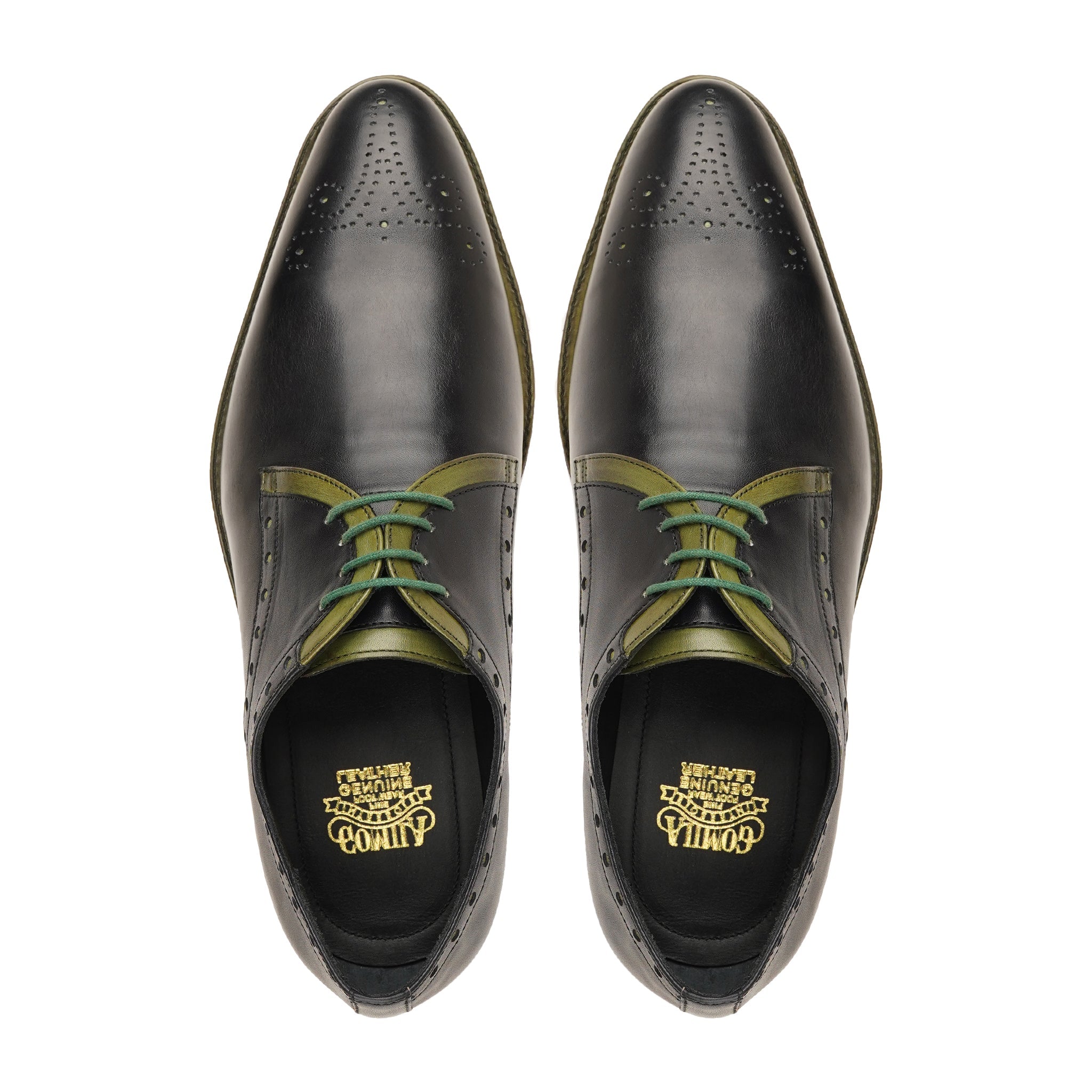 Terrain - Men's Black Calf Leather Derby Shoe