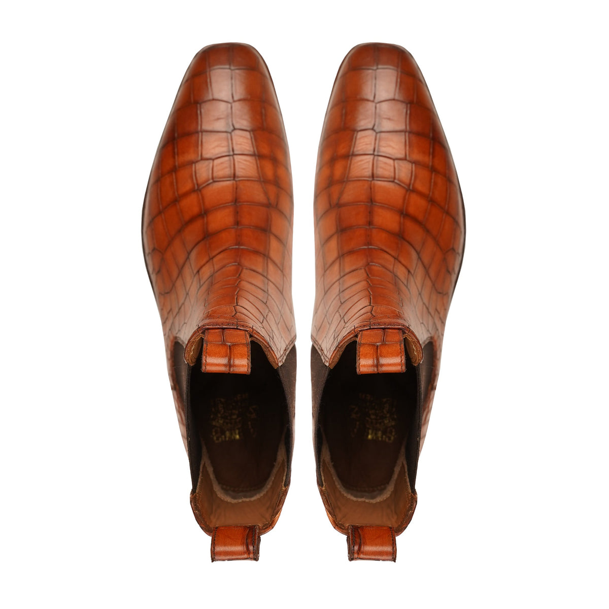 Niya - Men's Burnished Tan Calf Leather Chelsea Boot